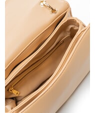 LOVE MOSCHINO LOGO Torba na ramię z paskiem na ramię beżowy - Torby damskie - 5