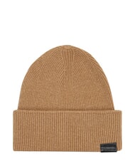 CALVIN KLEIN LEATHER PATCH Czapka wełniana - Włosy