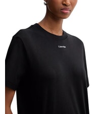 CALVIN KLEIN 20S CLASSIC LOGO Koszulka z kr&oacute;tkim rękawem czarny - Koszulki i topy damskie - 4