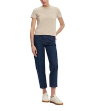 CALVIN KLEIN PLACED INSTITUTIONAL Koszulka z kr&oacute;tkim rękawem szary - Koszulki i topy damskie - 4