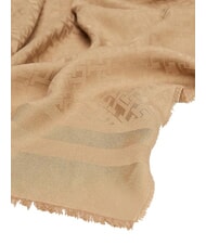 TOMMY HILFIGER ELEVATED CHIC JAQUARD Szalik khaki - Szaliki - 4