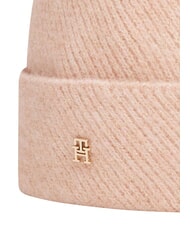 TOMMY HILFIGER POM POM Czapka z mieszanki wełny r&oacute;żowy - Włosy - 2