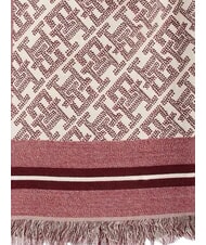 TOMMY HILFIGER MONOPLAY JACQUARD Szalik wełniany czerwony - Szaliki - 3