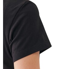 CALVIN KLEIN CORE INSTIT LOGO Koszulka z kr&oacute;tkim rękawem czarny - Koszulki i topy damskie - 4