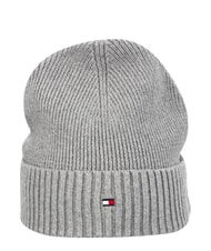 TOMMY HILFIGER TH FLAG Czapka bawełniana z mankietem szary - Włosy - 2