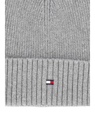 TOMMY HILFIGER TH FLAG Czapka bawełniana z mankietem szary - Włosy - 3