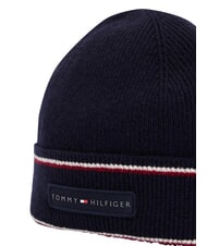 TOMMY HILFIGER CORP LAMBS Czapka wełniana niebieski - Włosy - 3