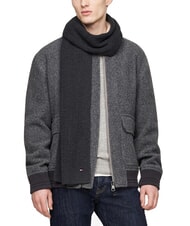 TOMMY HILFIGER FLAG PIMA Szalik z bawełny i kaszmiru szary - Szaliki - 2