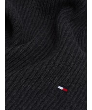 TOMMY HILFIGER FLAG PIMA Szalik z bawełny i kaszmiru szary - Szaliki - 4