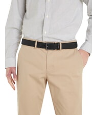 TOMMY HILFIGER OLIVER Pasek sk&oacute;rzany czarny - Paski - 2