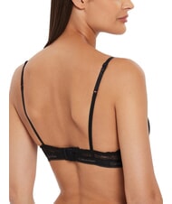 CALVIN KLEIN CK Biustonosz koronkowy bralette czarny - Biustonosze damskie - 2