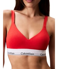 CALVIN KLEIN CK Biustonosz lekko usztywniany czerwony - Majtki męskie - 4