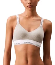 CALVIN KLEIN LIGHTLY LINED Biustonosz szary - Biustonosze damskie - 4