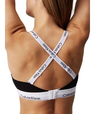 CALVIN KLEIN LIGHTLY LINED Biustonosz czarny - Biustonosze damskie - 4