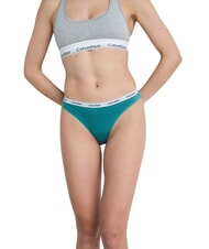 CALVIN KLEIN CLASSIC Poślizg zielony - Majtki damskie - 4