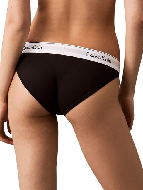 MODERN COTTON  Poślizg czarny - Majtki damskie