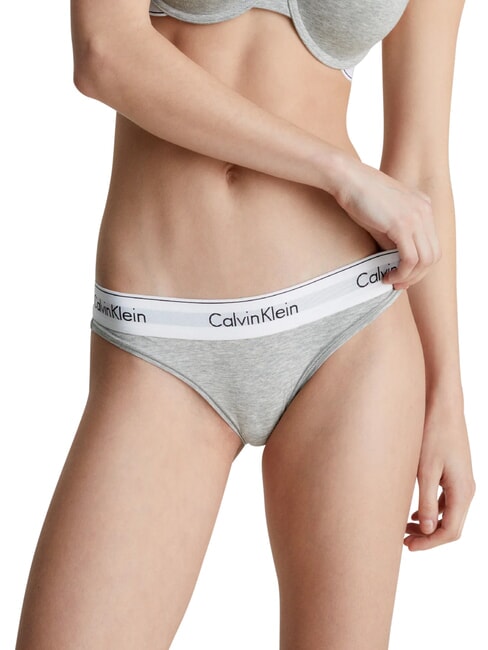 MODERN COTTON  Poślizg szary - Majtki damskie
