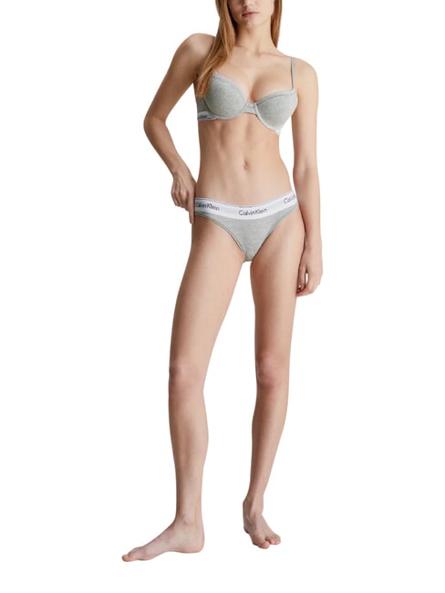MODERN COTTON  Poślizg szary - Majtki damskie