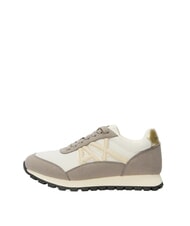 ARMANI EXCHANGE DROP MICROSUEDE Trampki z logo z boku r&oacute;ża pyłowo-s&oacute;lowa - Buty damskie - 2