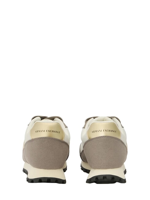 DROP MICROSUEDE Trampki z logo z boku r&oacute;ża pyłowo-s&oacute;lowa - Buty damskie