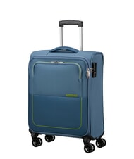 AMERICAN TOURISTER AIR WAVE W&oacute;zek na bagaż podręczny korona niebiesko-limonkowa - Bagaż podręczny - 2