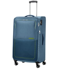 AMERICAN TOURISTER AIR WAVE Duży w&oacute;zek korona niebiesko-limonkowa - W&oacute;zki p&oacute;łsztywne - 3