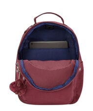KIPLING SEOUL S Plecak na laptopa 13" wino salonowe - Torby damskie - 5