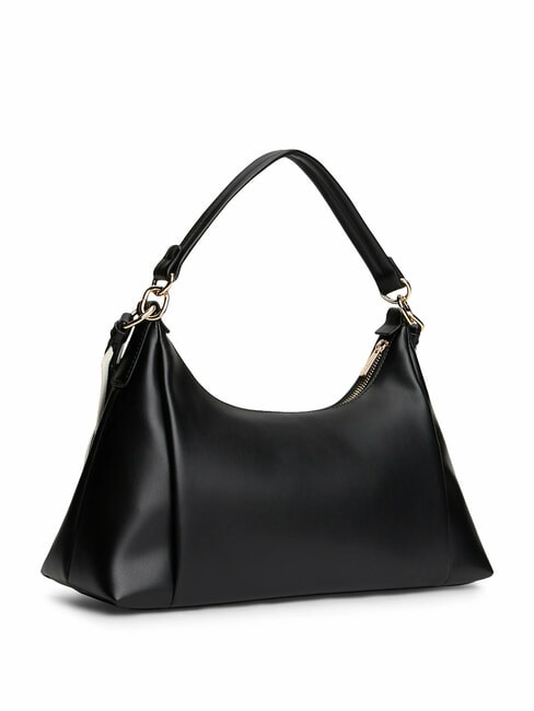 TH ESSENTIAL Torba na ramię z paskiem na ramię czarny - Torby damskie