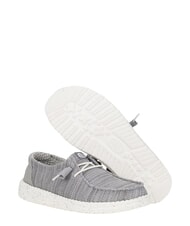 HEY DUDE WENDY STRETCH SOX Mokasyny z elastycznej tkaniny jasnoszary - Buty damskie - 3