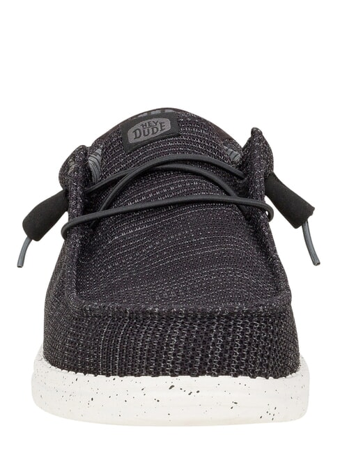 WALLY STRETCH SOX Mokasyny z siateczki czarno-biały - Buty męskie