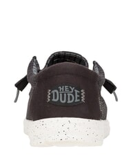 HEY DUDE WALLY STRETCH SOX Mokasyny z siateczki czarno-biały - Buty męskie - 5