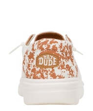 HEY DUDE WENDY RISE ANIMAL Buty pł&oacute;cienne biały//wielokolorowy - Buty damskie - 5