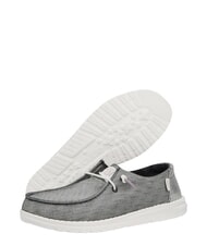 HEY DUDE WENDY METALLIC SPARKLE Łatwe w zakładaniu buty z materiału z brokatem węgiel drzewny - Buty damskie - 3