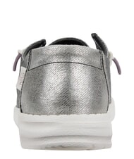 HEY DUDE WENDY METALLIC SPARKLE Łatwe w zakładaniu buty z materiału z brokatem węgiel drzewny - Buty damskie - 5