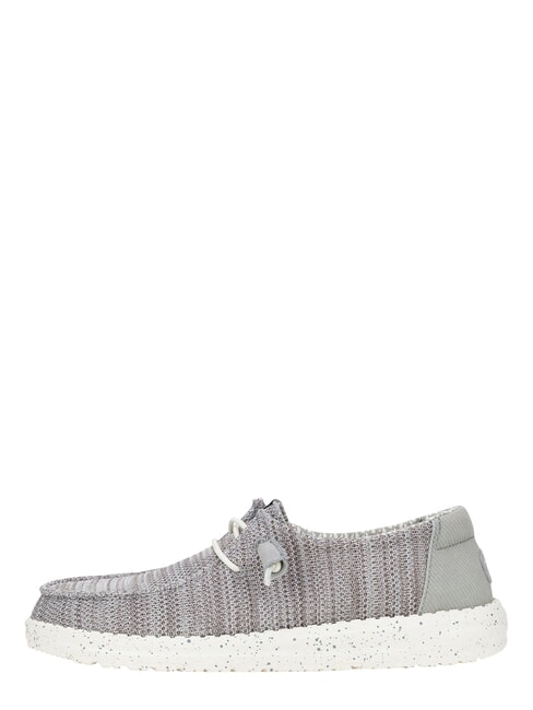 WENDY STRETCH SOX Mokasyny z elastycznej tkaniny jasnoszary - Buty damskie