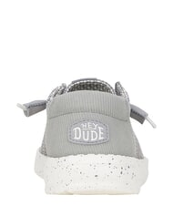 HEY DUDE WENDY STRETCH SOX Mokasyny z elastycznej tkaniny jasnoszary - Buty damskie - 5