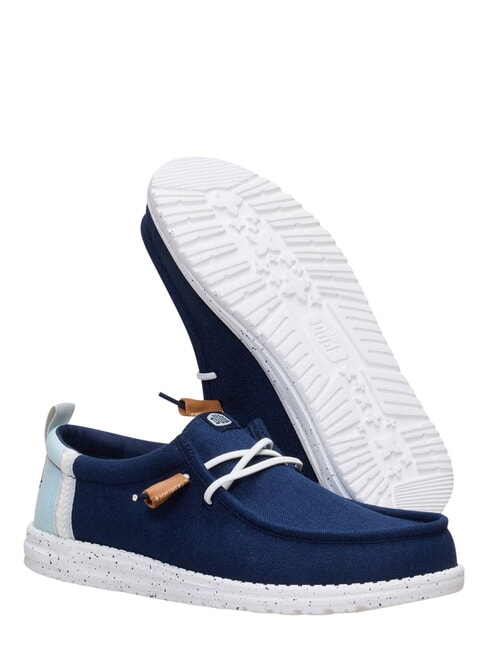 WALLY SUMMER LINEN Mokasyny granatowa marynarka/wielokolorowa - Buty męskie