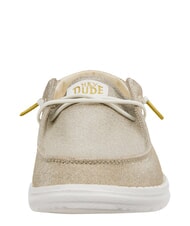 HEY DUDE WENDY METALLIC SPARKLE Łatwe w zakładaniu buty z materiału z brokatem złoto - Buty damskie - 4