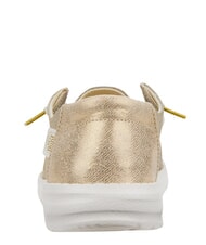 HEY DUDE WENDY METALLIC SPARKLE Łatwe w zakładaniu buty z materiału z brokatem złoto - Buty damskie - 5