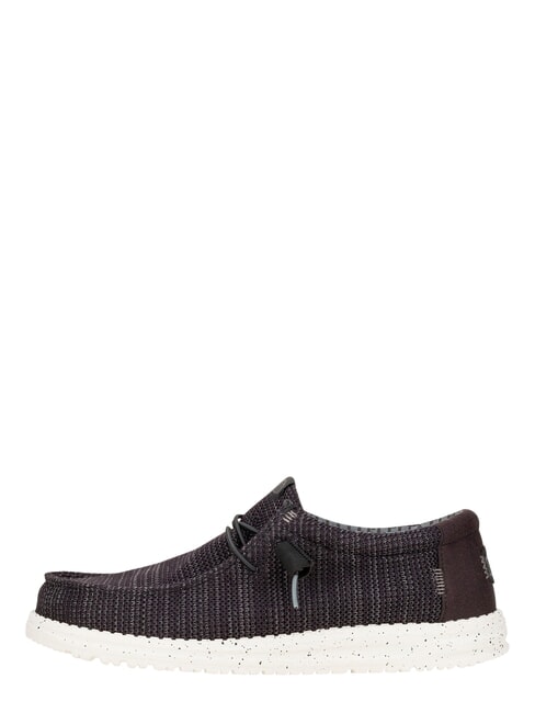 WALLY STRETCH SOX Mokasyny z siateczki czarno-biały - Buty męskie