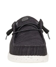 HEY DUDE WALLY STRETCH SOX Mokasyny z siateczki czarno-biały - Buty męskie - 4