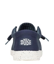 HEY DUDE WALLY STRETCH SOX Mokasyny z siateczki marynarka wojenna - Buty męskie - 5