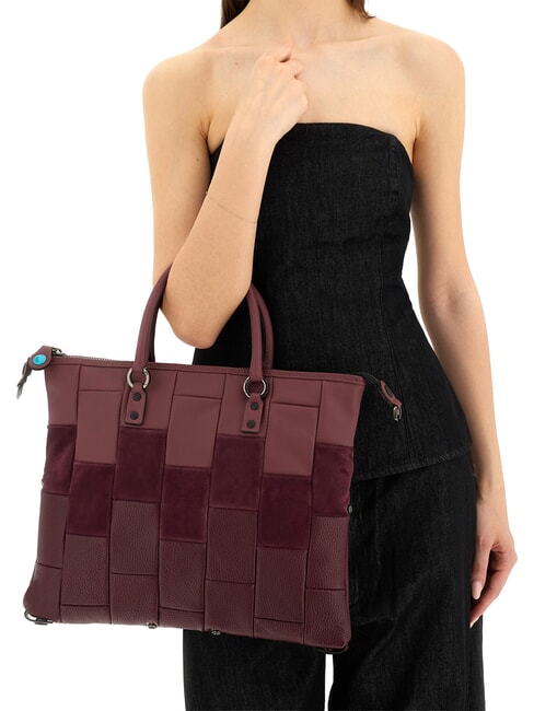 G3 PLUS Torba na zakupy L Convertible, ze sk&oacute;ry Chianti - Torby damskie