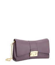 FURLA METROPOLIS Sk&oacute;rzana torba na ramię fioletowy - Torby damskie - 3