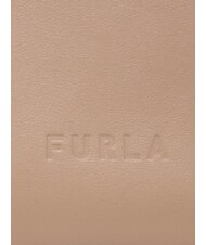 FURLA MIASTELLA Mała sk&oacute;rzana torebka szary - Torby damskie - 6