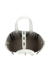 FURLA NET Mała torebka z paskiem na ramię pianka marshmallow + czarny - Torby damskie - 5