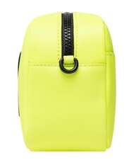 FURLA IRIS Mała torebka z paskiem na ramię fluorescencyjny ż&oacute;łty + czarny - Torby damskie - 4