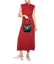 FURLA GARDENIA Mała torebka na ramię, ze sk&oacute;ry Czarny - Torby damskie - 6