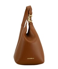 COCCINELLE C-EASY  Torba na ramię z paskiem na ramię koniak - Torby damskie - 4