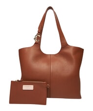 COCCINELLE C-EASY Torba na ramię z kopert&oacute;wką koniak - Torby damskie - 7